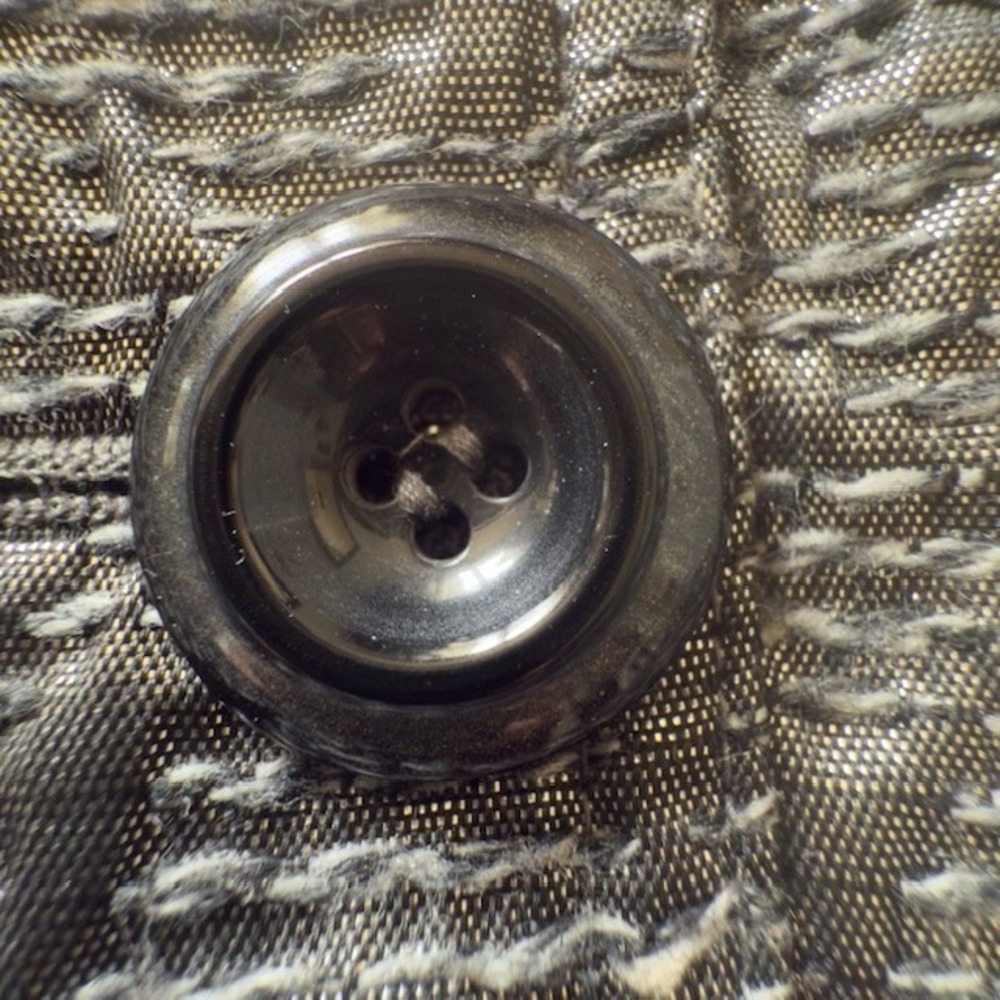 Chico's Blazer Women's Size Button Shimmer Metallic Glitz Glam Corporate Shimmer - Picture 11 of 13